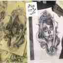 Face tattoo, 3D body and face tattoo training and services in Tehran and Karaj
